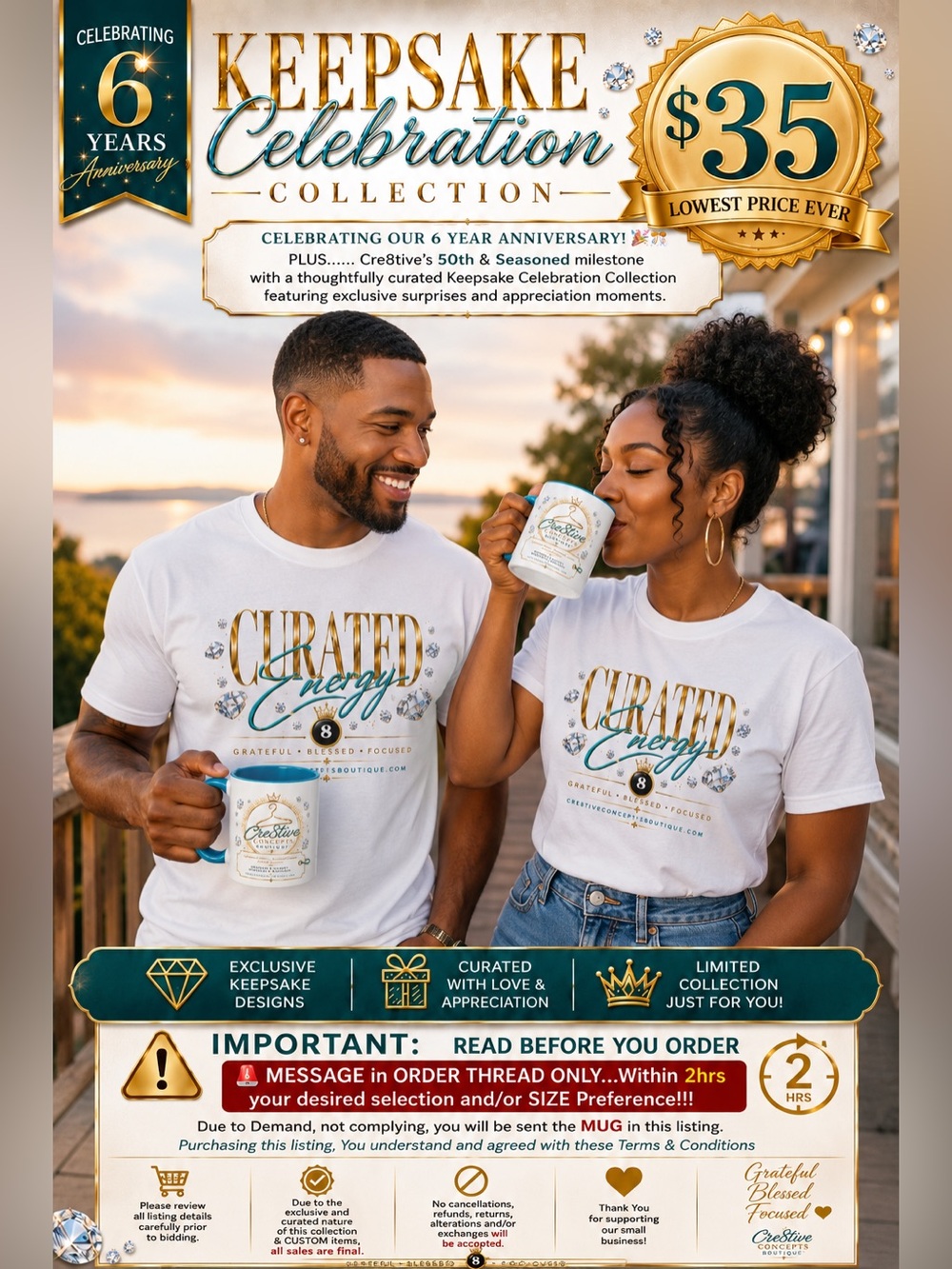Celebrating, Our 6 Year Anniversary 🎉🎊 Grab YOURS TODAY!!! (Pick 1) - Picture 4 of 12